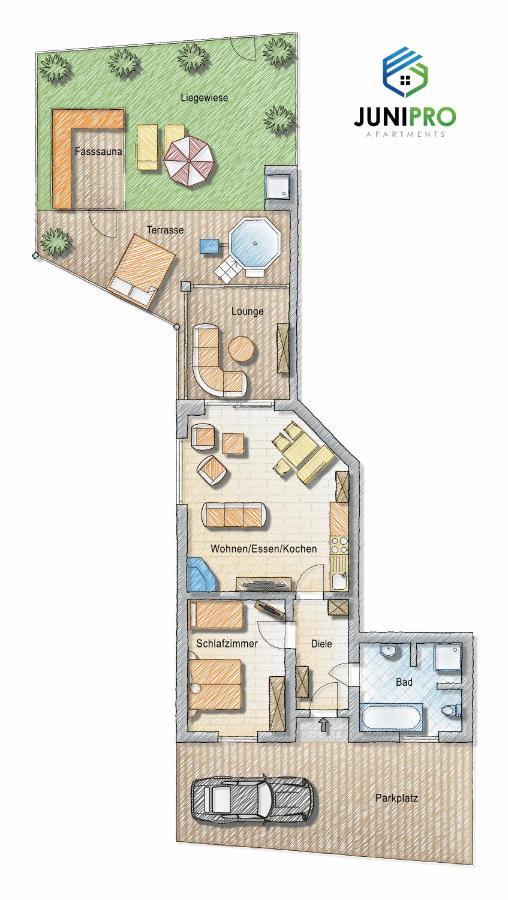 Junipro Luxury Apartments 伯森艾科豪森 外观 照片